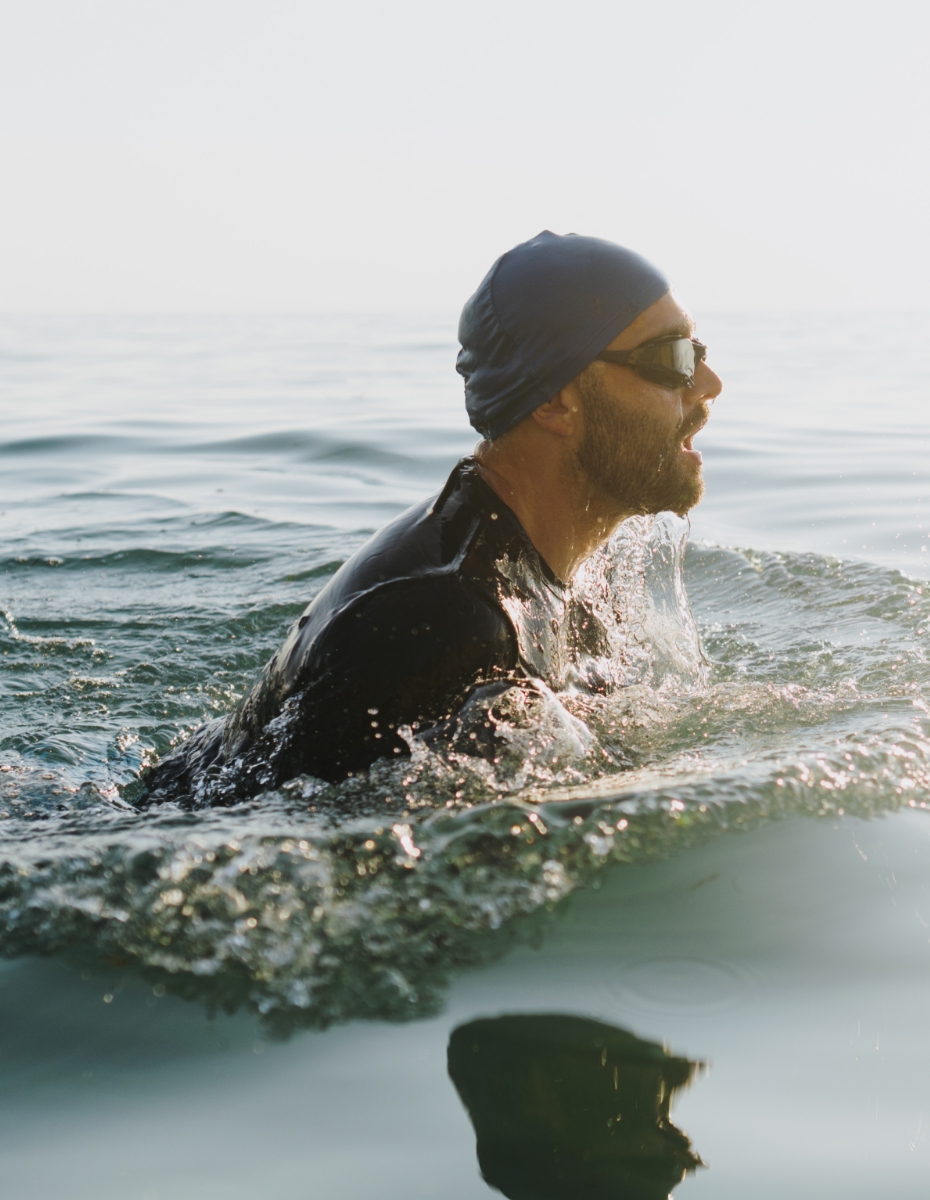 Schwimmer im Hallenbad oder in offenen Gewässern